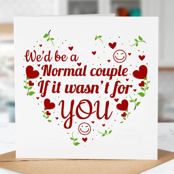 Funny Valentines Day Card, Normal ,For Boyfriend, Girlfriend, Wife, Husband