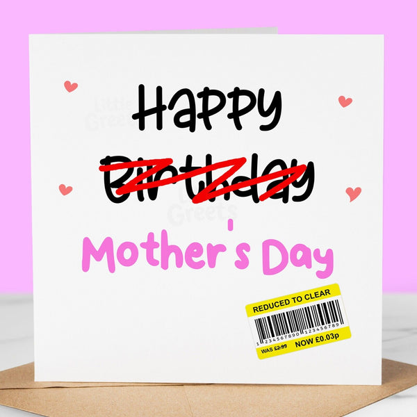 Funny Mothers Day Card, happy mothers day discout, Mother's Day Card for mum