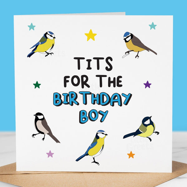 Funny Birthday Card, FOR THE BIRTHDAY BOY, funny card for friend, brother