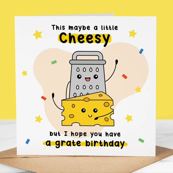 Funny Birthday Card, Cheesy Card, Fun Birthday Greeting, For Him / Her