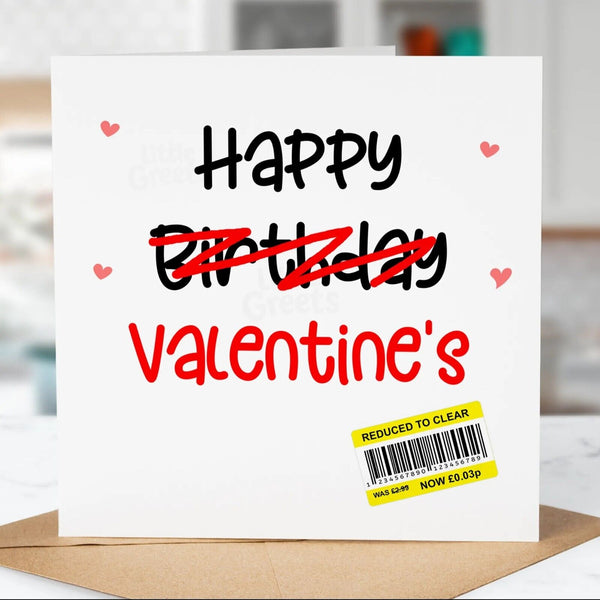 Funny Valentines Day Card, Reduced, For Boyfriend, Girlfriend, Wife, Husband