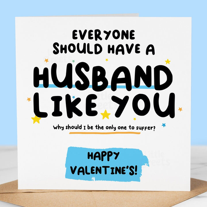 Funny Valentines Day Card, Husband like you, For Husband rude valentines card