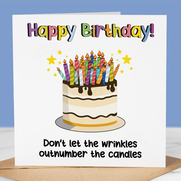 Funny Birthday Card - Humorous Card for Friend, Sister, Mum, Daughter, Sister